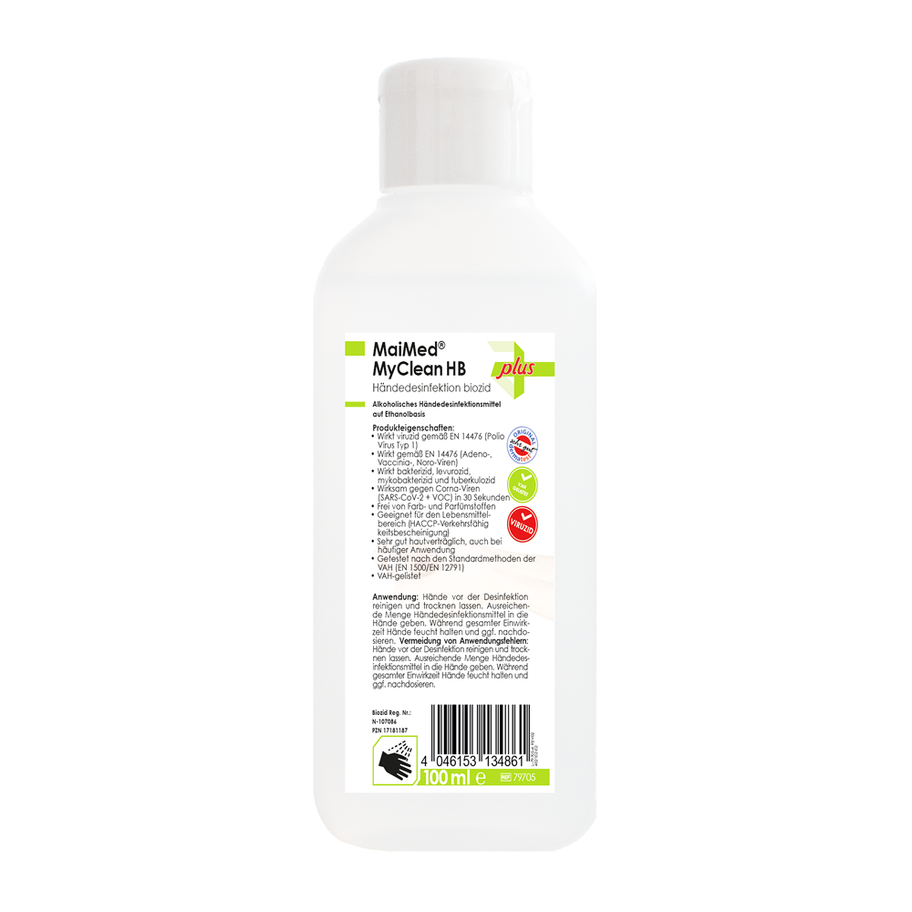 MaiMed MyClean HB Händedesinfektion biozid