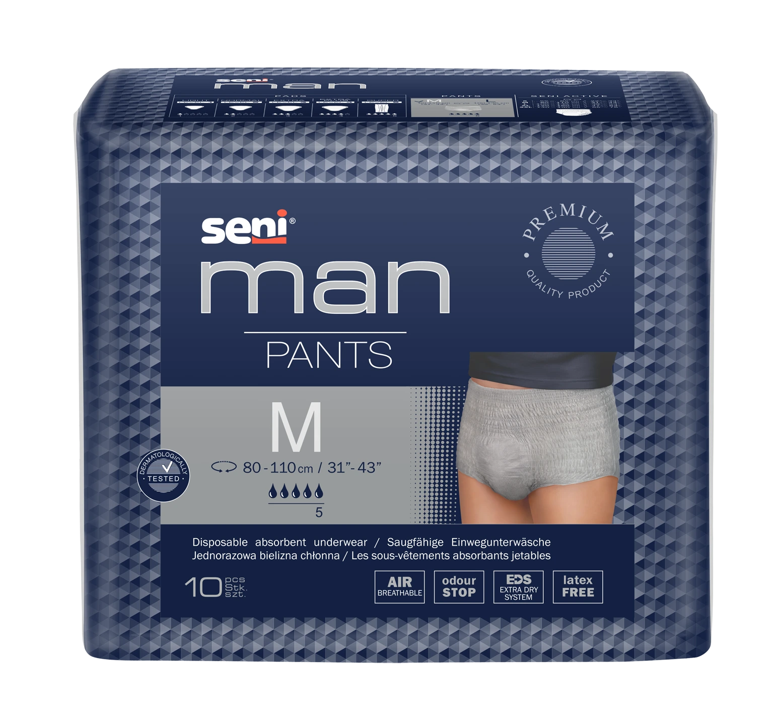 Seni Man Pants Medium 10 Stück