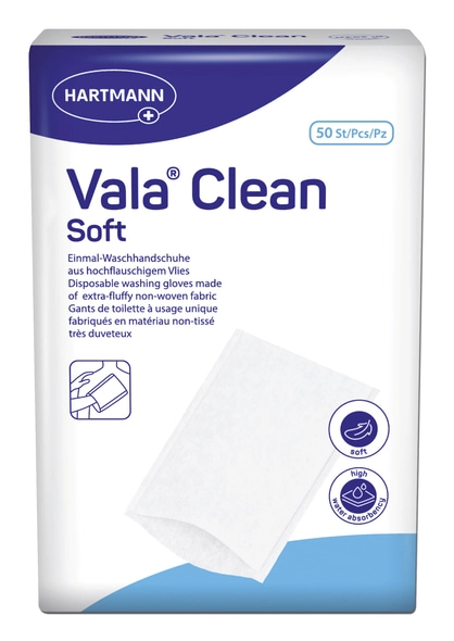 ValaClean soft Waschhandschuh 50 Stück