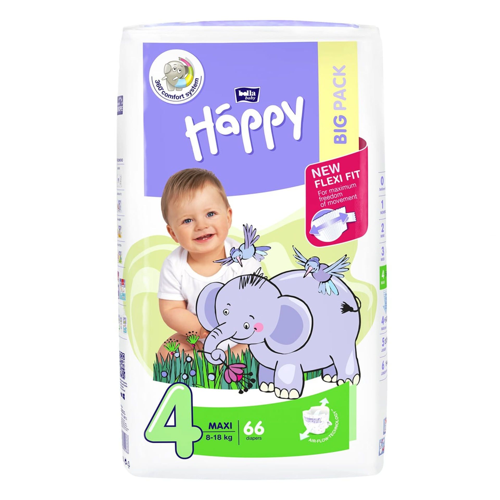 Happy Maxi Babywindel (8-18 Kg)