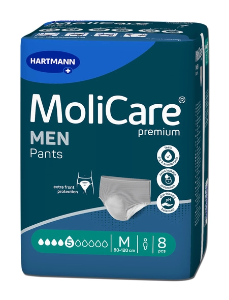 MoliCare Premium Men pants 5 Tropfen Medium 8 Stück