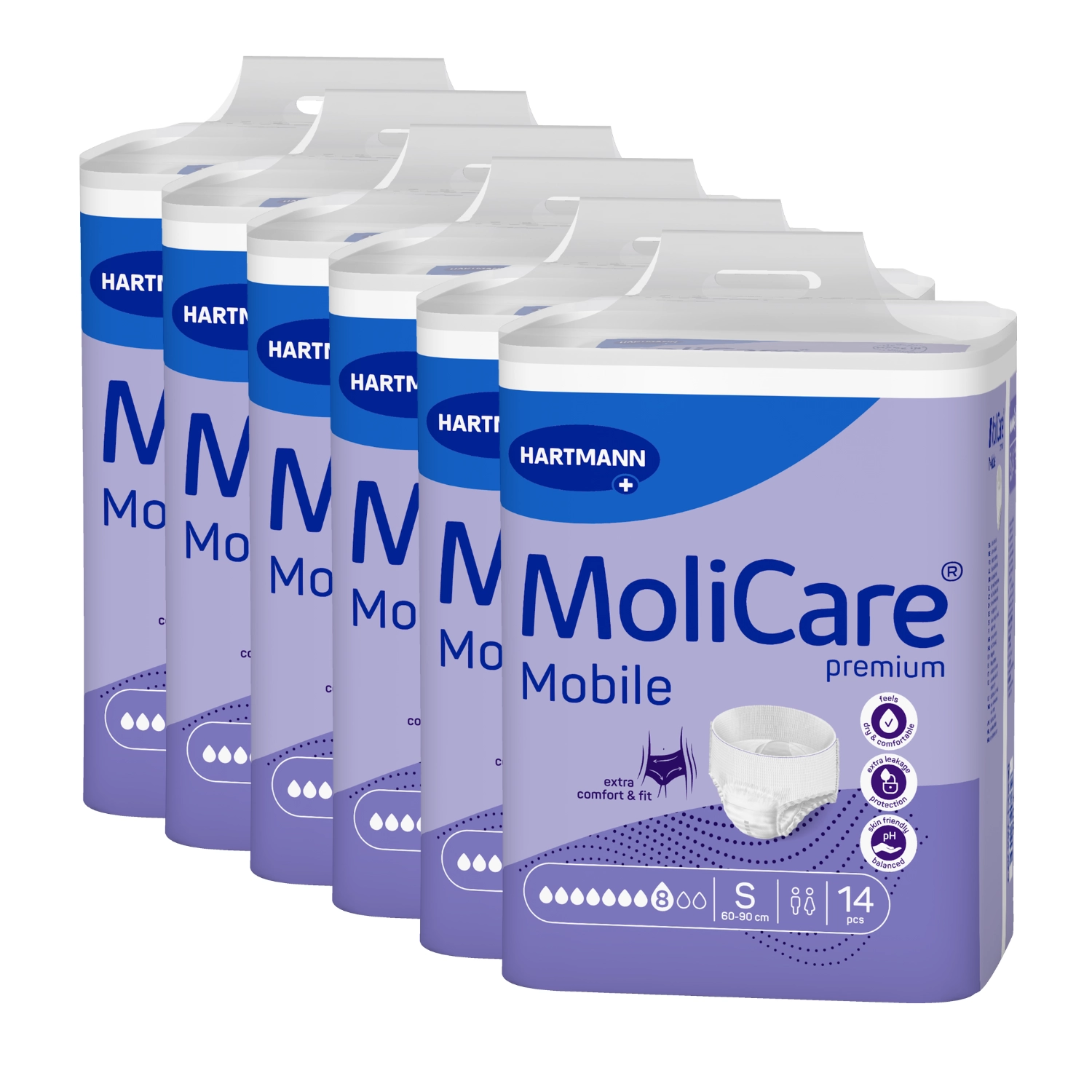 MoliCare Premium Mobile 8 Tropfen S 6 x 14 Stück