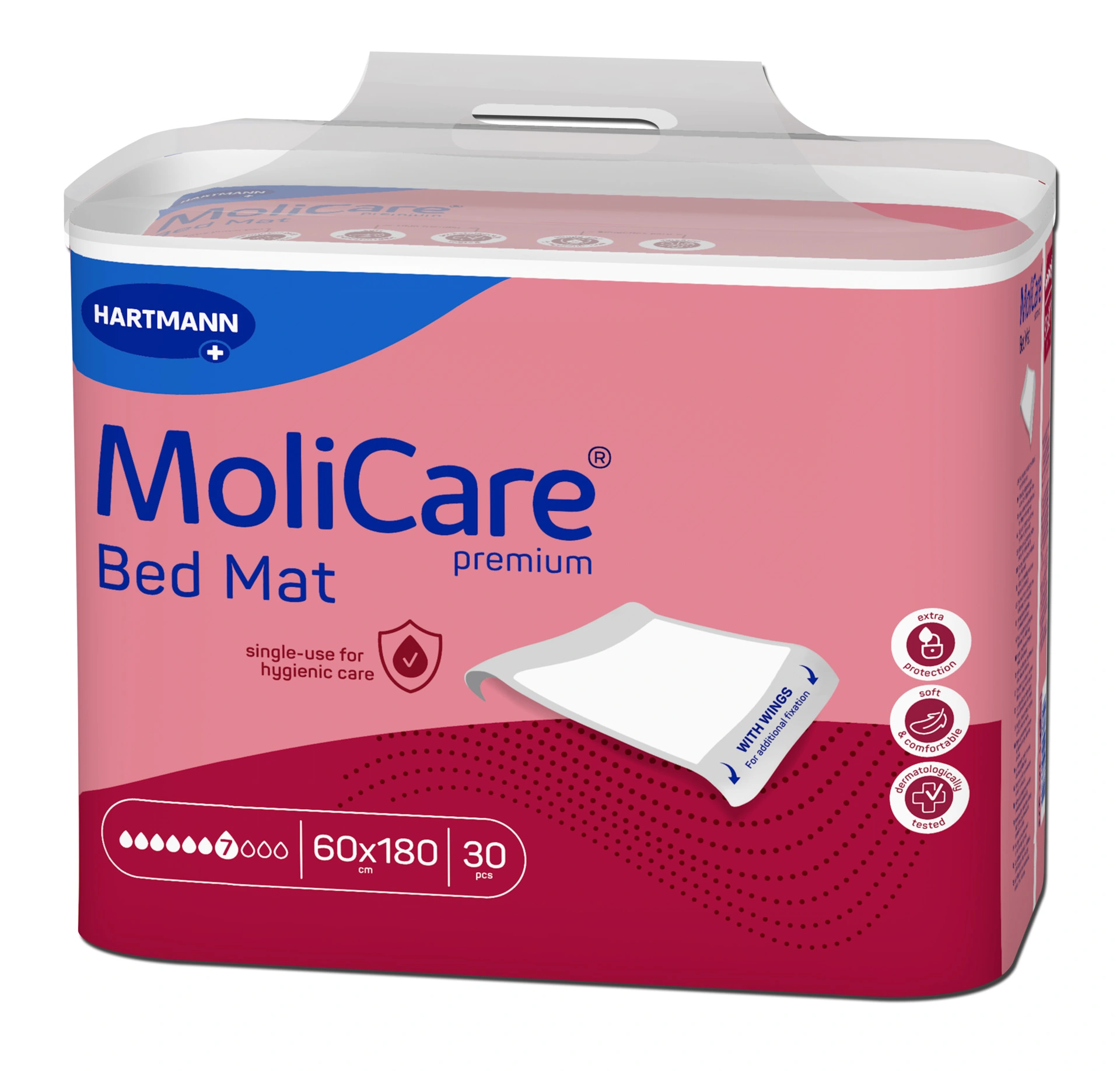 MoliCare Premium Bed Mat 7 Tropfen+ Flügel 30 Stück