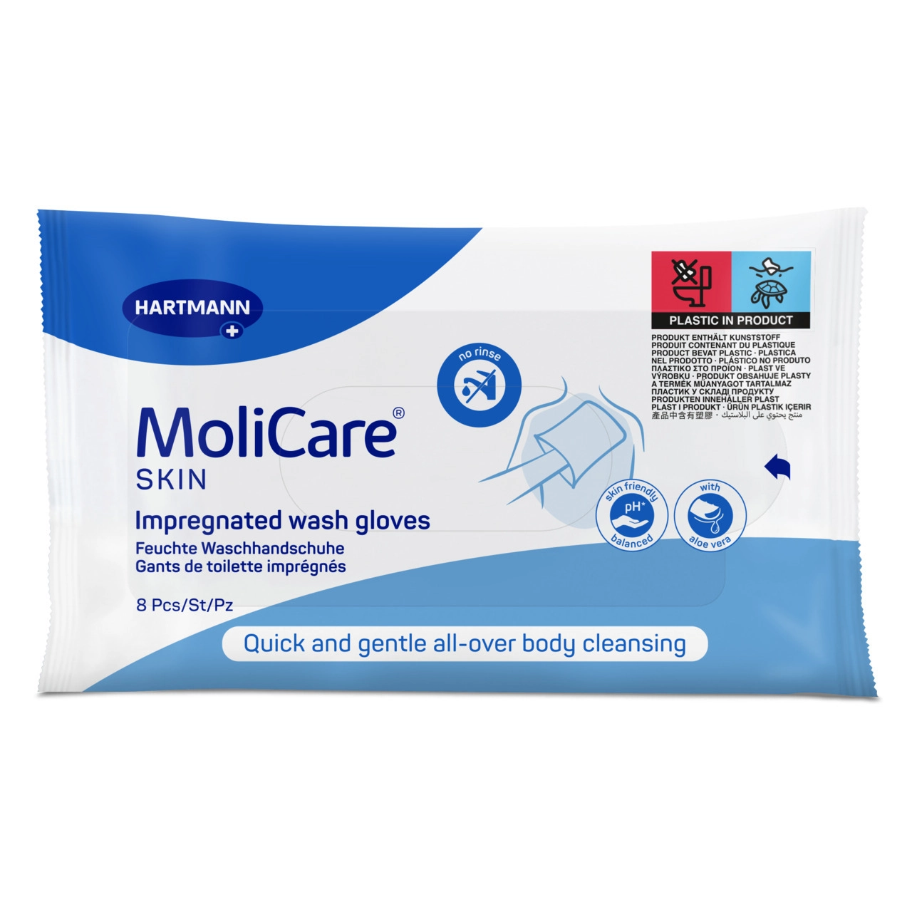MoliCare Skin Waschhandschuhe 8 Stück