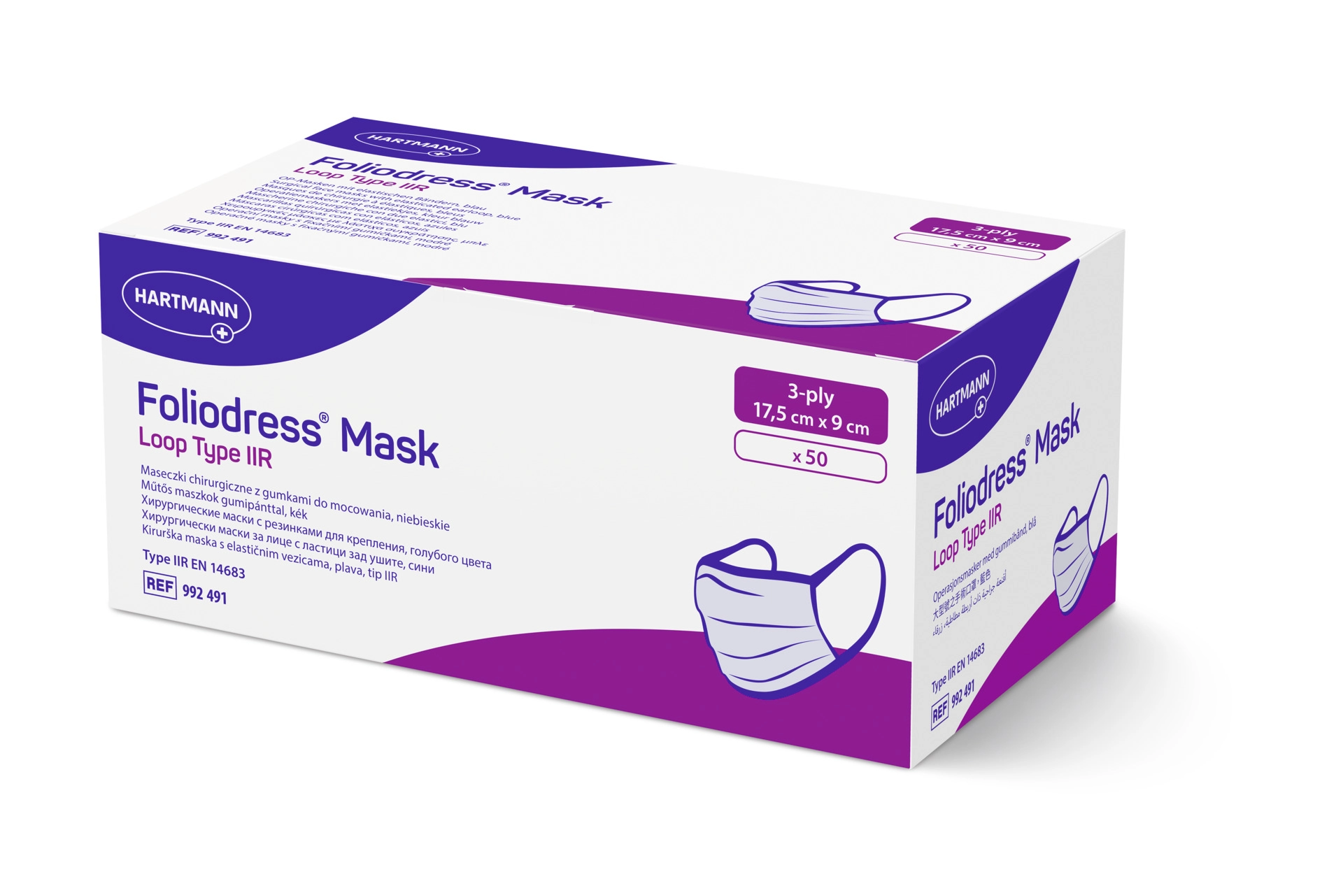 Foliodress Mask Loop Typ IIR Bulk 50 Stück