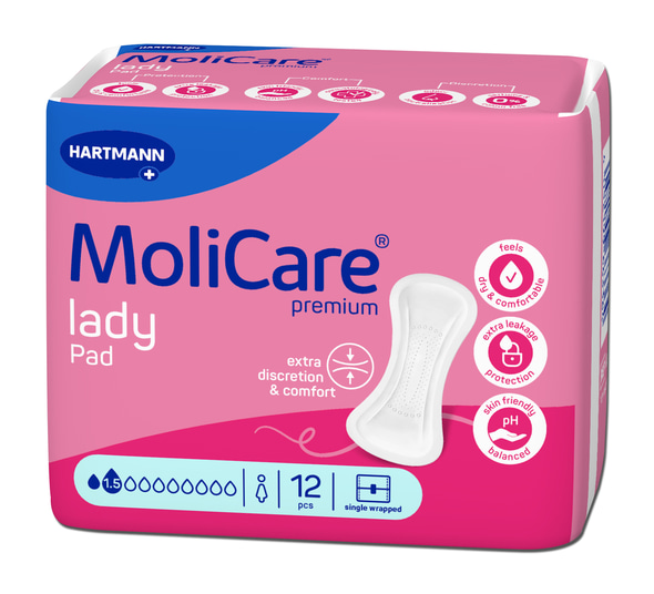 MoliCare premium lady pad 1,5 Tr. 12 Stück