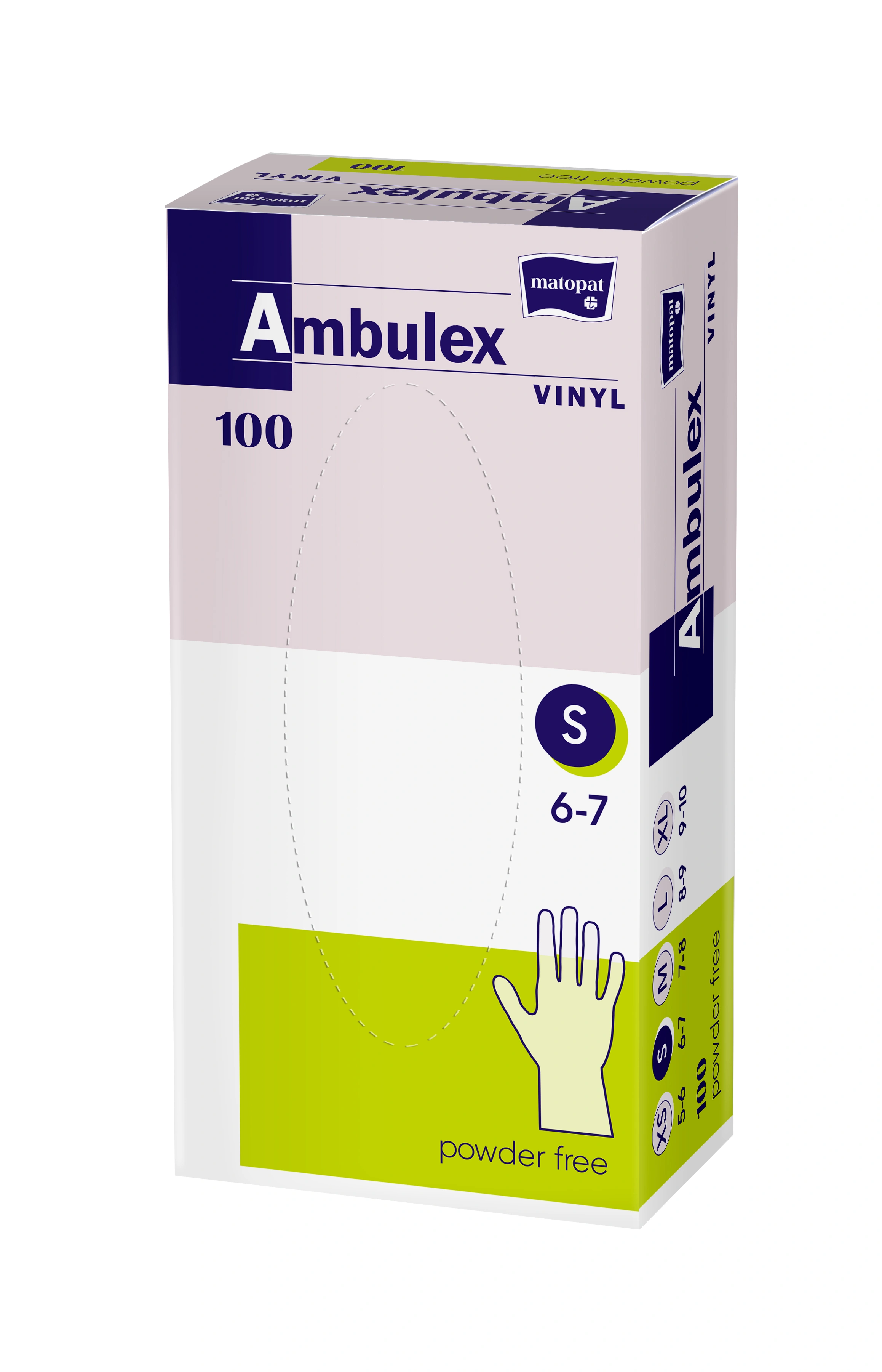 Ambulex Handschuhe Vinyl Ungepudert Small 100 Stück