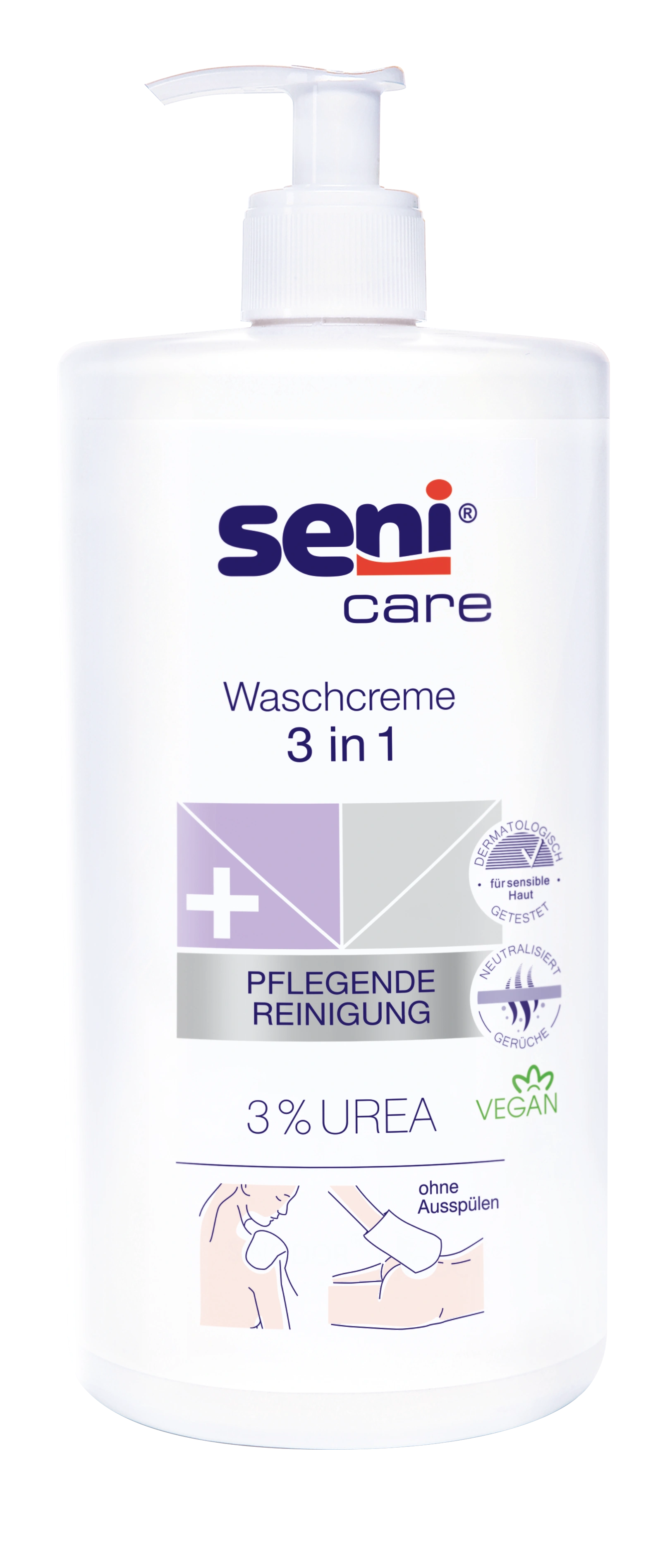 Waschcreme 3 in 1, 3% Urea 1 Stück