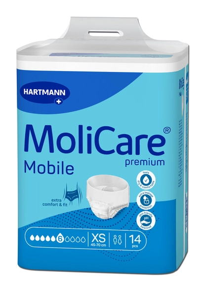 MoliCare Premium Mobile 6 Tropfen XS 14 Stück