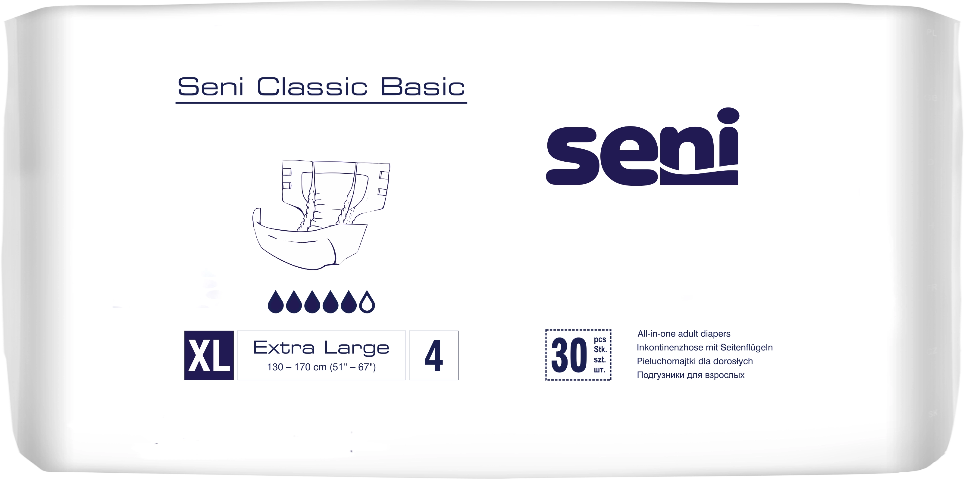 Seni Classic Basic Extra Large 30 Stück